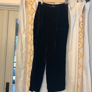 Women’s velvet loose fitting dressy pants